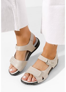 Beżowe sandały damskie skórzane Suredelle ze sklepu Zapatos w kategorii Sandały damskie - zdjęcie 171237935