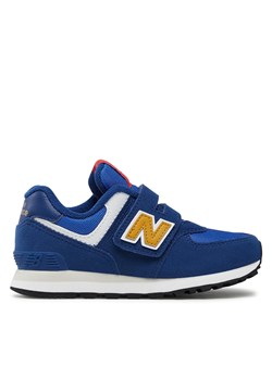 Sneakersy New Balance PV574HBG Niebieski ze sklepu eobuwie.pl w kategorii Buty sportowe dziecięce - zdjęcie 171238177