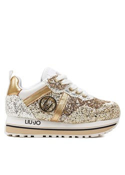 Sneakersy Liu Jo Maxi Wonder 709 4A4305 TX007 Gold 00529 ze sklepu eobuwie.pl w kategorii Buty sportowe dziecięce - zdjęcie 171239156