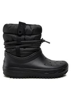 Śniegowce Crocs Classic Neo Puff Luxe Boot W 207312 Black ze sklepu eobuwie.pl w kategorii Śniegowce damskie - zdjęcie 171239265