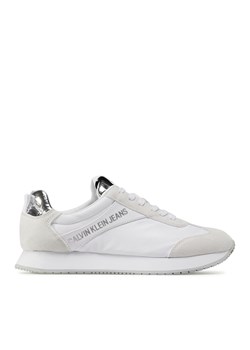Sneakersy Calvin Klein Jeans Jerrold B4S0717 White/Silver ze sklepu eobuwie.pl w kategorii Buty sportowe męskie - zdjęcie 171239426