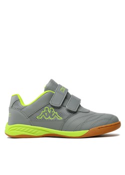 Sneakersy Kappa 260509BCT Grey/Lime 1633 ze sklepu eobuwie.pl w kategorii Buty sportowe dziecięce - zdjęcie 171239997