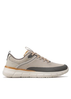 Sneakersy Skechers Arling 210573/NTGY Natural/Grey ze sklepu eobuwie.pl w kategorii Buty sportowe męskie - zdjęcie 171240576