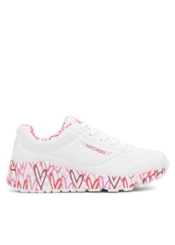 Sneakersy Skechers 314976L WRPK Biały ze sklepu eobuwie.pl w kategorii Buty sportowe dziecięce - zdjęcie 171240626