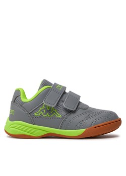 Sneakersy Kappa 260509BCK Grey/Lime 1633 ze sklepu eobuwie.pl w kategorii Buty sportowe dziecięce - zdjęcie 171242187