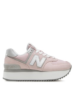 Sneakersy New Balance WL574ZSE Różowy ze sklepu eobuwie.pl w kategorii Buty sportowe damskie - zdjęcie 171242265