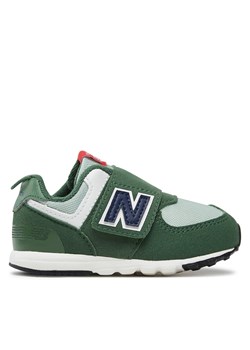 Sneakersy New Balance NW574HGB Zielony ze sklepu eobuwie.pl w kategorii Buty sportowe dziecięce - zdjęcie 171242587