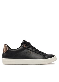 Sneakersy Tamaris 1-23618-42 Black/Gold 048 ze sklepu eobuwie.pl w kategorii Trampki damskie - zdjęcie 171243155