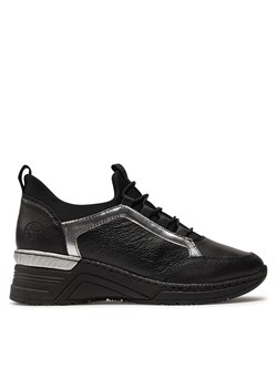 Sneakersy Rieker N4379-01 Czarny ze sklepu eobuwie.pl w kategorii Półbuty damskie - zdjęcie 171243926
