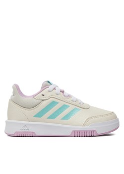 Sneakersy adidas Tensaur Sport Training Lace IG8577 Beżowy ze sklepu eobuwie.pl w kategorii Buty sportowe dziecięce - zdjęcie 171244247