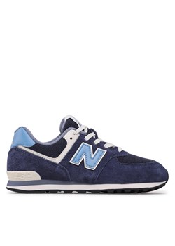 Sneakersy New Balance GC574ND1 Granatowy ze sklepu eobuwie.pl w kategorii Buty sportowe dziecięce - zdjęcie 171244398