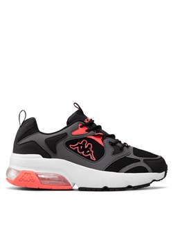 Sneakersy Kappa 243003 Black/Coral 1129 ze sklepu eobuwie.pl w kategorii Buty sportowe męskie - zdjęcie 171245426