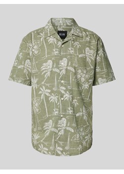 Koszula casualowa z kołnierzem z połami model ‘CAIDEN’ ze sklepu Peek&Cloppenburg  w kategorii Koszule męskie - zdjęcie 171245618