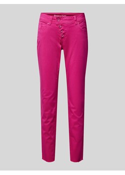Spodnie o kroju slim fit z 5 kieszeniami model ‘Malibu’ ze sklepu Peek&Cloppenburg  w kategorii Spodnie damskie - zdjęcie 171245638