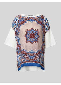 T-shirt z nadrukiem ze wzorem model ‘MALAGA’ ze sklepu Peek&Cloppenburg  w kategorii Bluzki damskie - zdjęcie 171245675