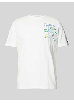 T-shirt z nadrukiem ze sloganem ze sklepu Peek&Cloppenburg  w kategorii T-shirty męskie - zdjęcie 171245738