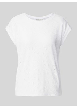 T-shirt z haftem angielskim model ‘Blond’ ze sklepu Peek&Cloppenburg  w kategorii Bluzki damskie - zdjęcie 171245779
