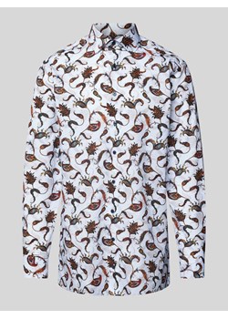 Koszula biznesowa o kroju modern fit ze wzorem paisley model 'GLOBAL KENT' ze sklepu Peek&Cloppenburg  w kategorii Koszule męskie - zdjęcie 171245967