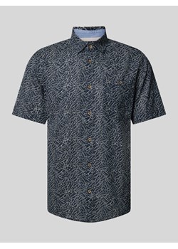 Koszula casualowa o kroju regular fit ze wzorem na całej powierzchni ze sklepu Peek&Cloppenburg  w kategorii Koszule męskie - zdjęcie 171246035