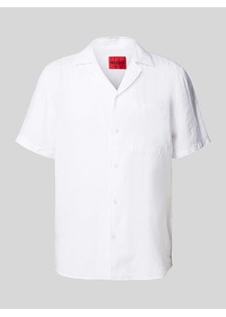 Koszula casualowa o kroju straight fit z lnu model ‘Ellino’ ze sklepu Peek&Cloppenburg  w kategorii Koszule męskie - zdjęcie 171246109