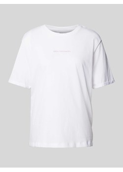 T-shirt z nadrukiem z logo model ‘Terina’ ze sklepu Peek&Cloppenburg  w kategorii Bluzki damskie - zdjęcie 171246126