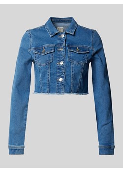 Kurtka jeansowa krótka z kieszeniami na piersi model ‘WONDER’ ze sklepu Peek&Cloppenburg  w kategorii Kurtki damskie - zdjęcie 171246237