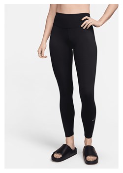 Damskie legginsy o pełnej długości z wysokim stanem Nike One - Czerń ze sklepu Nike poland w kategorii Spodnie damskie - zdjęcie 171246296