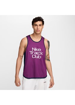 Męska koszulka do biegania Dri-FIT Nike Track Club - Fiolet ze sklepu Nike poland w kategorii T-shirty męskie - zdjęcie 171246297