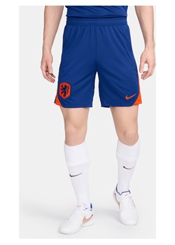 Męskie spodenki piłkarskie z dzianiny Nike Dri-FIT Holandia Strike - Niebieski ze sklepu Nike poland w kategorii Spodenki męskie - zdjęcie 171246307
