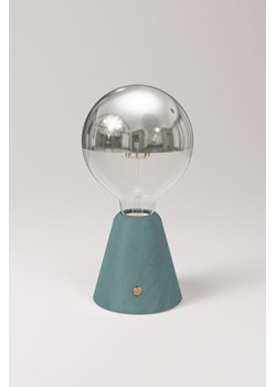 H & M - Drewniana Lampa Do Ładowania Z Żarówką Metal - Zielony ze sklepu H&M w kategorii Lampy stołowe - zdjęcie 171246385