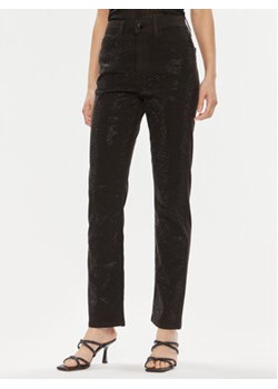 Guess Spodnie materiałowe Girly W4RA16 WFXDA Czarny Slim Fit ze sklepu MODIVO w kategorii Spodnie damskie - zdjęcie 171247026