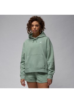Damska bluza z kapturem Jordan Brooklyn Fleece - Zieleń ze sklepu Nike poland w kategorii Bluzy damskie - zdjęcie 171247916