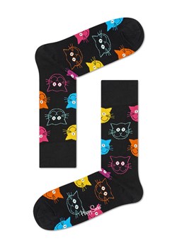 Happy Socks Skarpety &quot;Cat&quot; w kolorze czarnym ze wzorem ze sklepu Limango Polska w kategorii Skarpetki męskie - zdjęcie 171248075