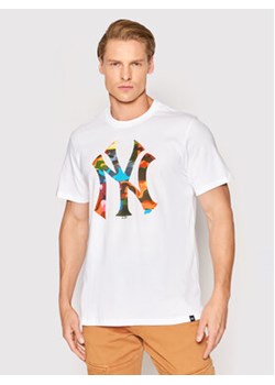 47 Brand T-Shirt Echo Tee BB017TEMECH549842WW Biały Regular Fit ze sklepu MODIVO w kategorii T-shirty męskie - zdjęcie 171251907