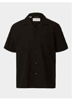 Selected Homme Koszula New Linen 16092978 Czarny Relaxed Fit ze sklepu MODIVO w kategorii Koszule męskie - zdjęcie 171251917