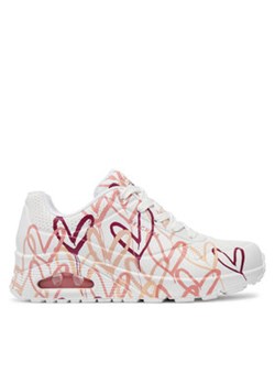 Skechers Sneakersy 155507/WCRL Biały ze sklepu MODIVO w kategorii Buty sportowe damskie - zdjęcie 171252059