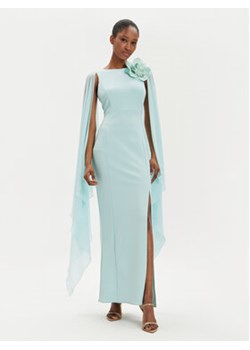 Rinascimento Sukienka koktajlowa CFC0117677003 Turkusowy Regular Fit ze sklepu MODIVO w kategorii Sukienki - zdjęcie 171252899
