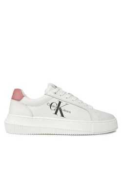 Calvin Klein Jeans Sneakersy YW0YW00823 Biały ze sklepu MODIVO w kategorii Trampki damskie - zdjęcie 171253057