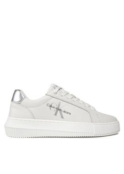 Calvin Klein Jeans Sneakersy YW0YW01224 Biały ze sklepu MODIVO w kategorii Trampki damskie - zdjęcie 171253296