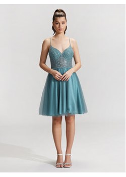 Hey Kyla Sukienka koktajlowa 5AG014HK Niebieski Regular Fit ze sklepu MODIVO w kategorii Sukienki - zdjęcie 171253495