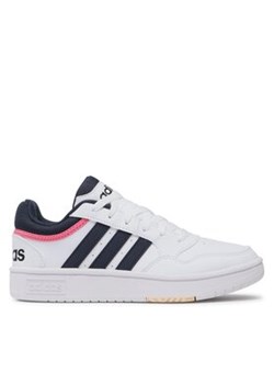 adidas Sneakersy Hoops 3.0 GW3037 Biały ze sklepu MODIVO w kategorii Buty sportowe damskie - zdjęcie 171254338