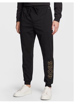 Boss Spodnie dresowe Identity 50481199 Czarny Regular Fit ze sklepu MODIVO w kategorii Spodnie męskie - zdjęcie 171254339