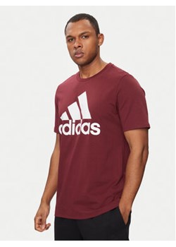 adidas T-Shirt Essentials IS1301 Czerwony Regular Fit ze sklepu MODIVO w kategorii T-shirty męskie - zdjęcie 171254649