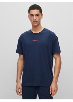 Hugo T-Shirt Linked 50493057 Granatowy Relaxed Fit ze sklepu MODIVO w kategorii T-shirty męskie - zdjęcie 171254929
