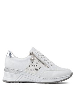 Rieker Sneakersy N4322-80 Biały ze sklepu MODIVO w kategorii Buty sportowe damskie - zdjęcie 171254989