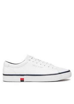 Tommy Hilfiger Sneakersy Modern Vulc Corporate Leather FM0FM04922 Biały ze sklepu MODIVO w kategorii Trampki męskie - zdjęcie 171255007