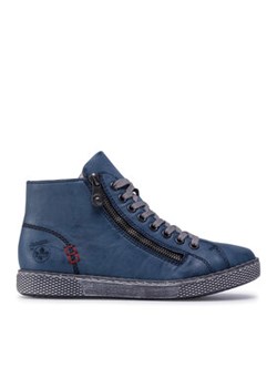 Rieker Sneakersy Z1221-14 Niebieski ze sklepu MODIVO w kategorii Półbuty damskie - zdjęcie 171255025