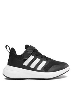adidas Sneakersy Fortarun 2.0 Cloudfoam Sport Running Elastic Lace Top Strap Shoes IG5387 Czarny ze sklepu MODIVO w kategorii Buty sportowe dziecięce - zdjęcie 171255038