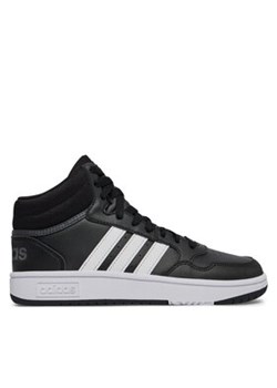 adidas Sneakersy Hoops 3.0 Mid K GW0402 Czarny ze sklepu MODIVO w kategorii Buty sportowe dziecięce - zdjęcie 171255198