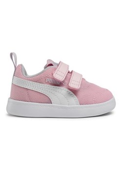 Puma Sneakersy Courtflex v2 Mesh V Inf 371759 08 Różowy ze sklepu MODIVO w kategorii Trampki dziecięce - zdjęcie 171256045